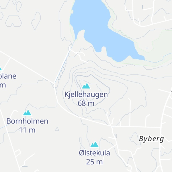 Map of Kjellehaugen