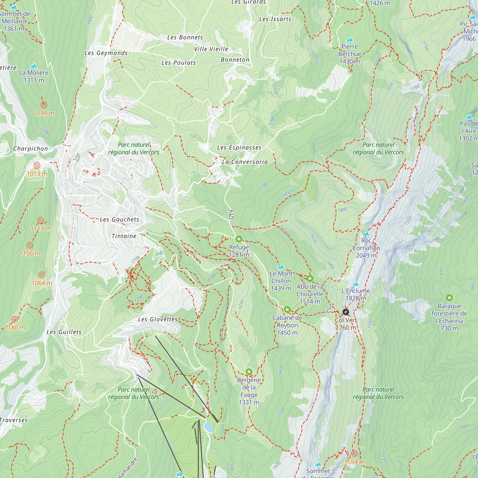 Refuge map