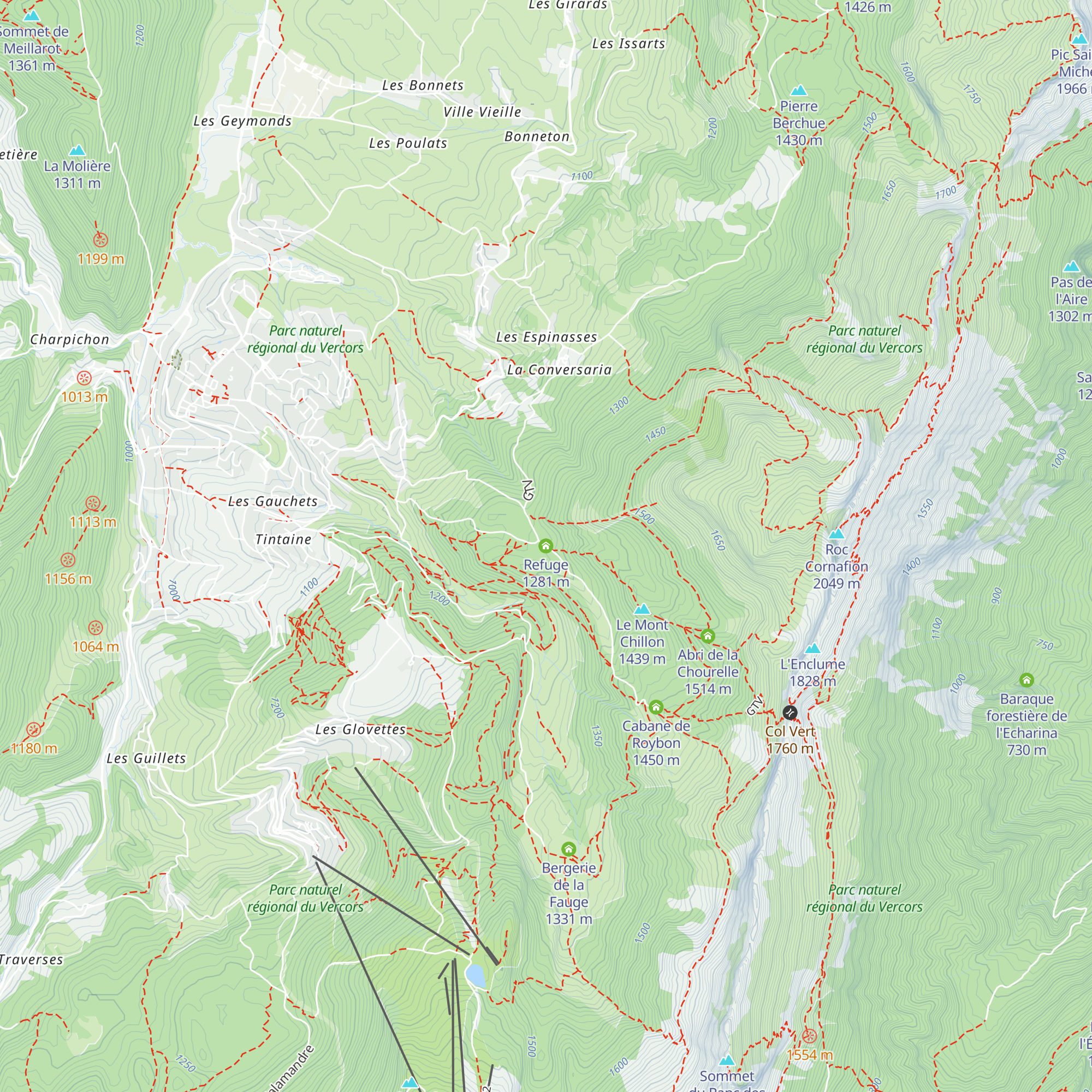 Refuge map