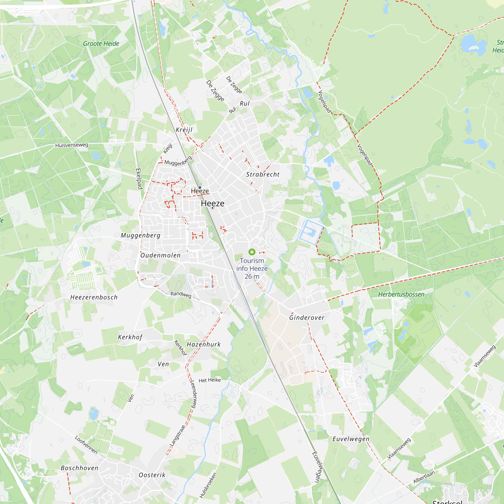 Tourism info Heeze map