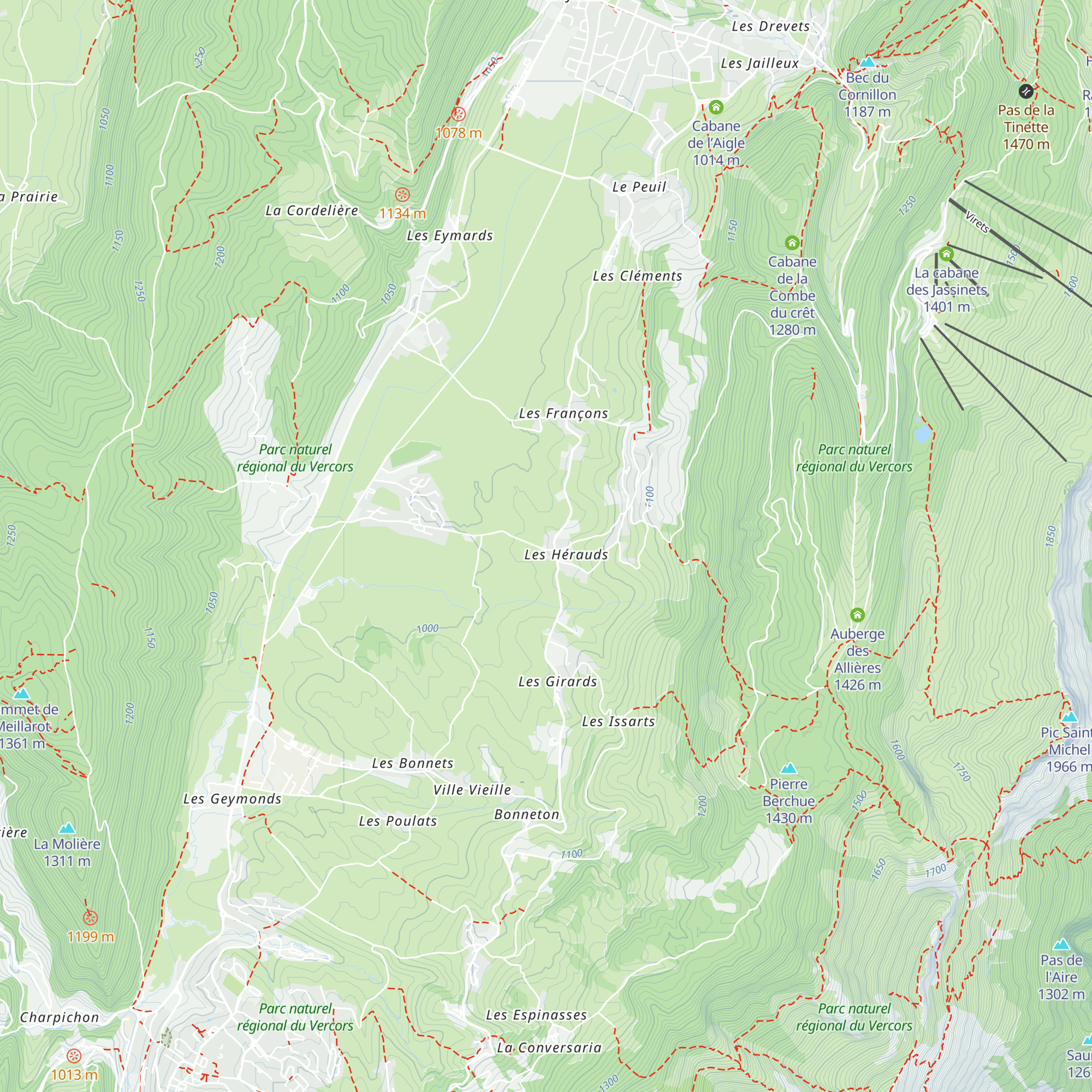 Gîte Le Rucher map