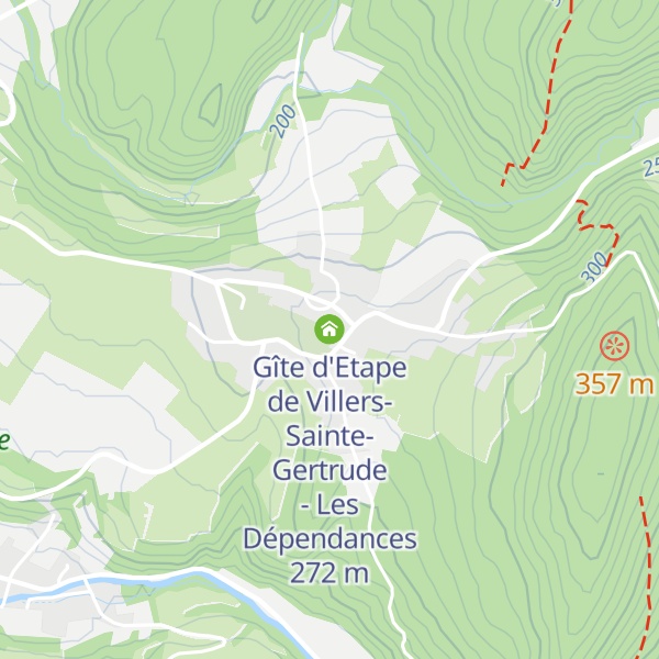 Map of Gîte d'Etape de Villers-Sainte-Gertrude - Les Dépendances