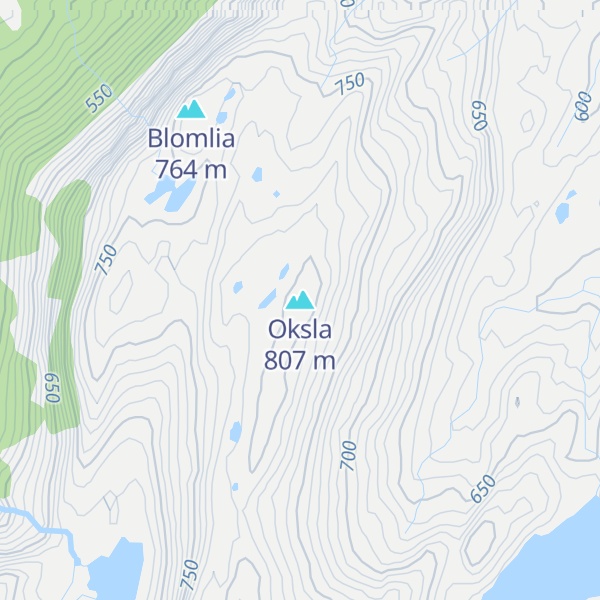Map of Oksla
