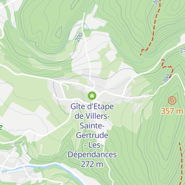 Map of Gîte d'Etape de Villers-Sainte-Gertrude - La Ferme