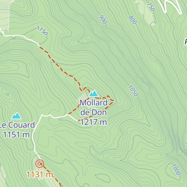 Map of Mollard de Don
