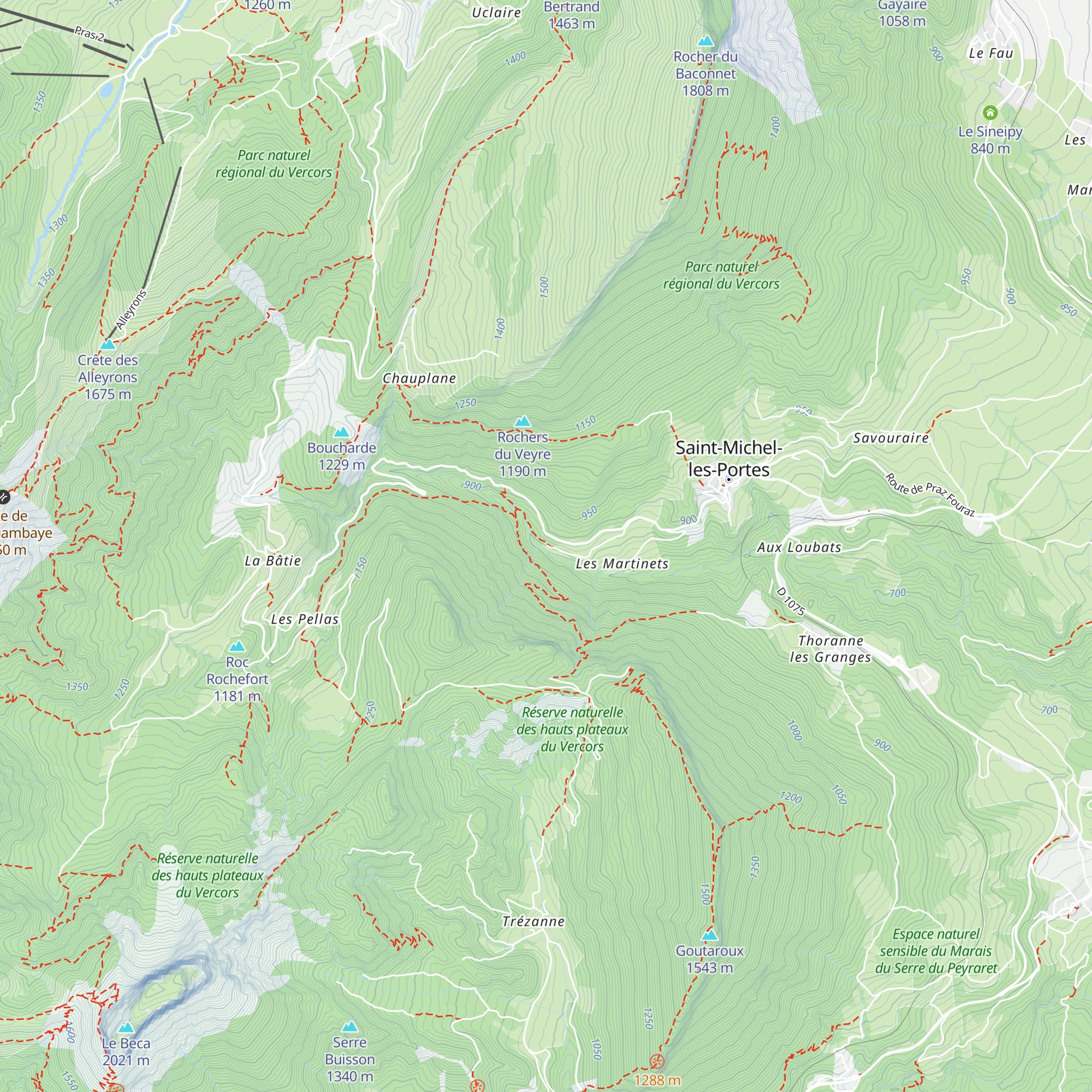 Gaud (ancien moulin) map