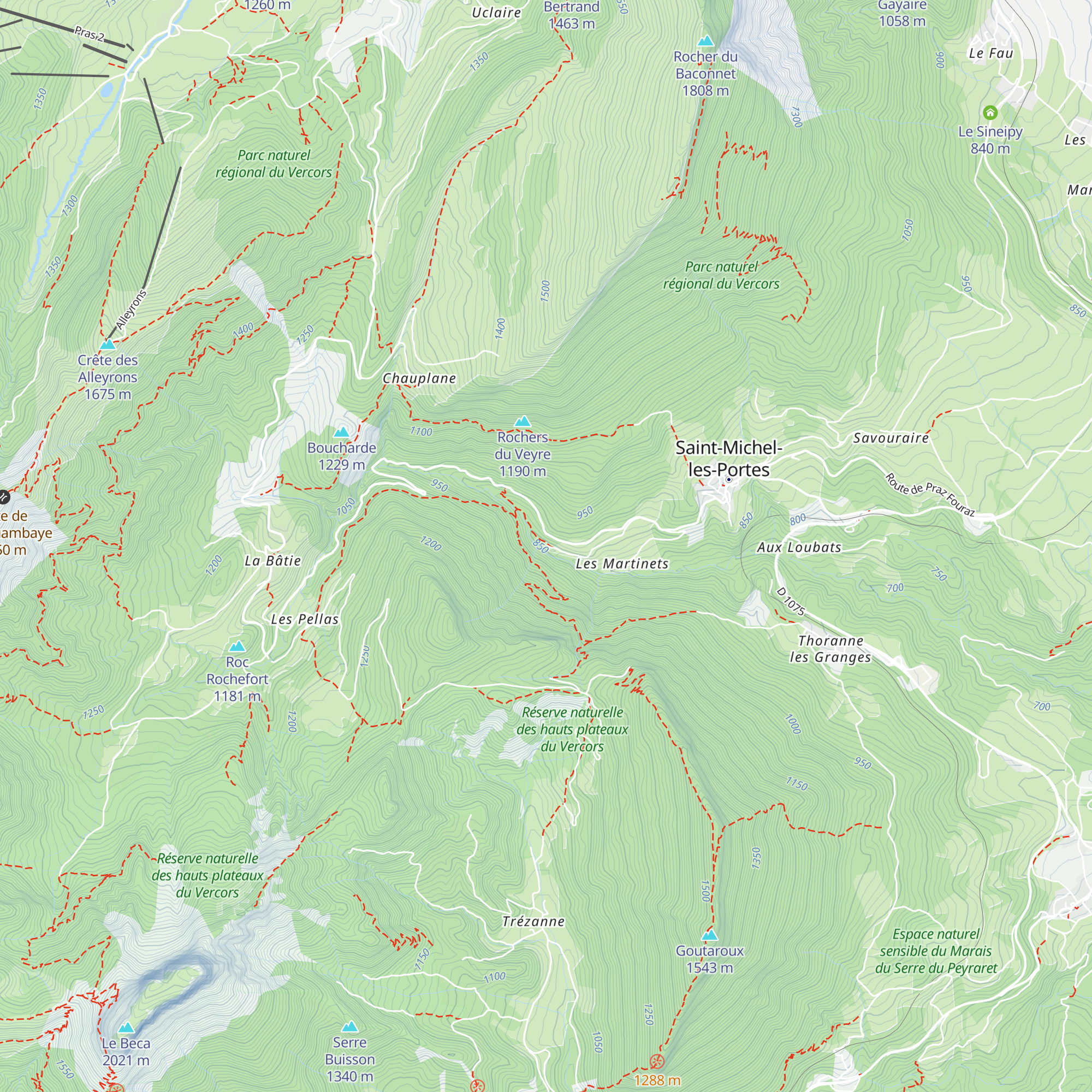 Gaud (ancien moulin) map