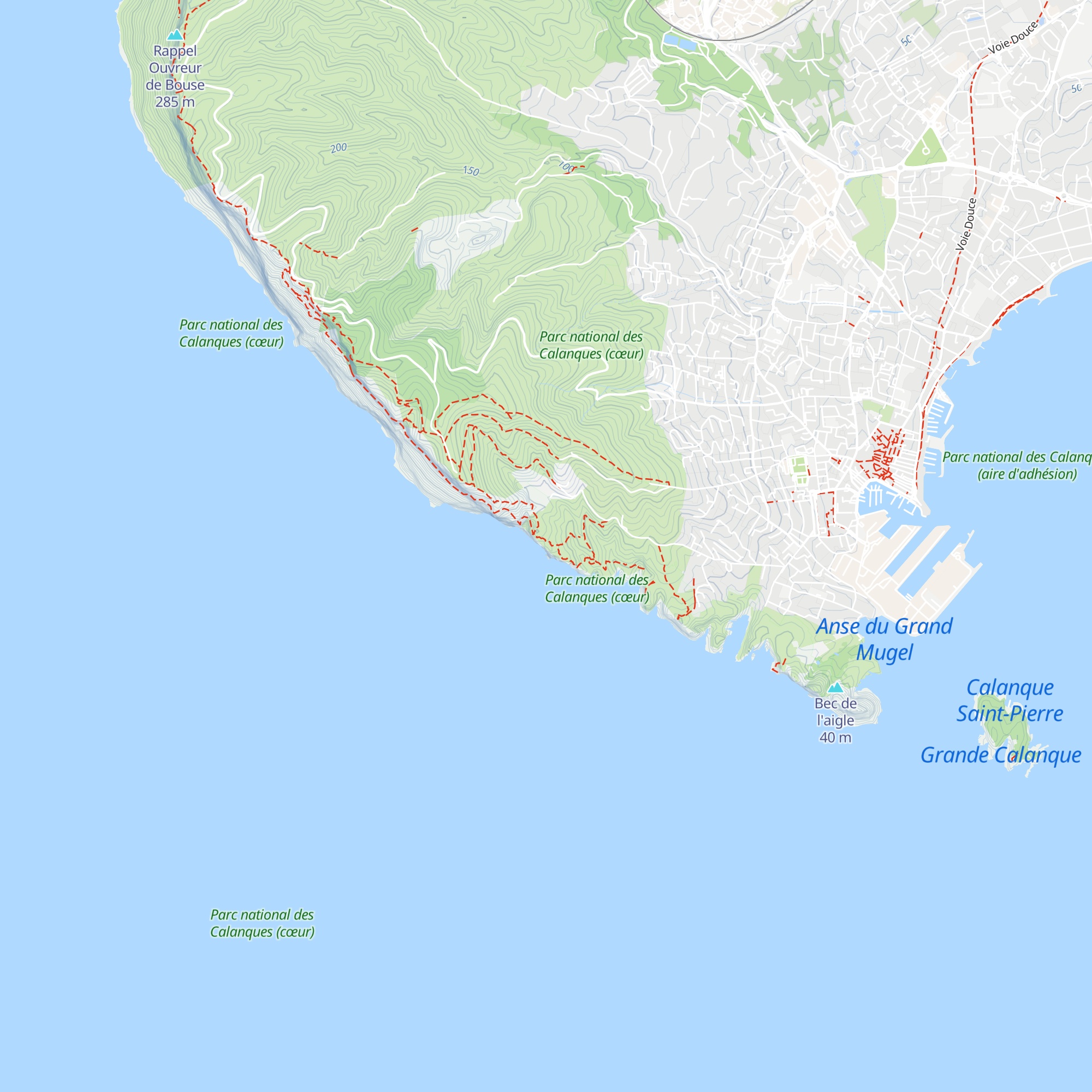 Villa Teychené map
