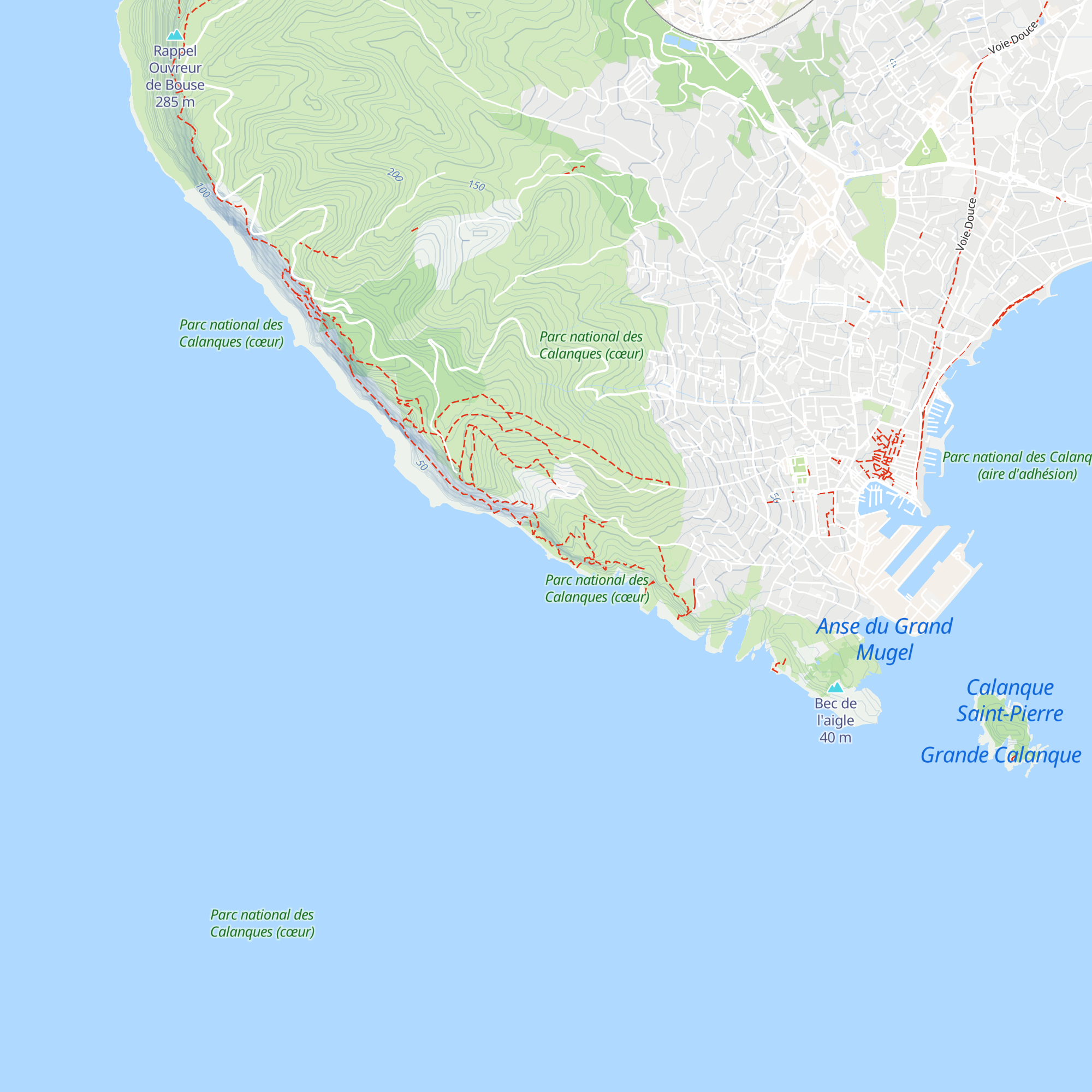 Villa Teychené map