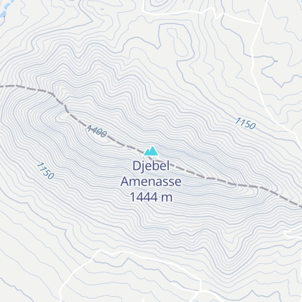 Map of Djebel Amenasse