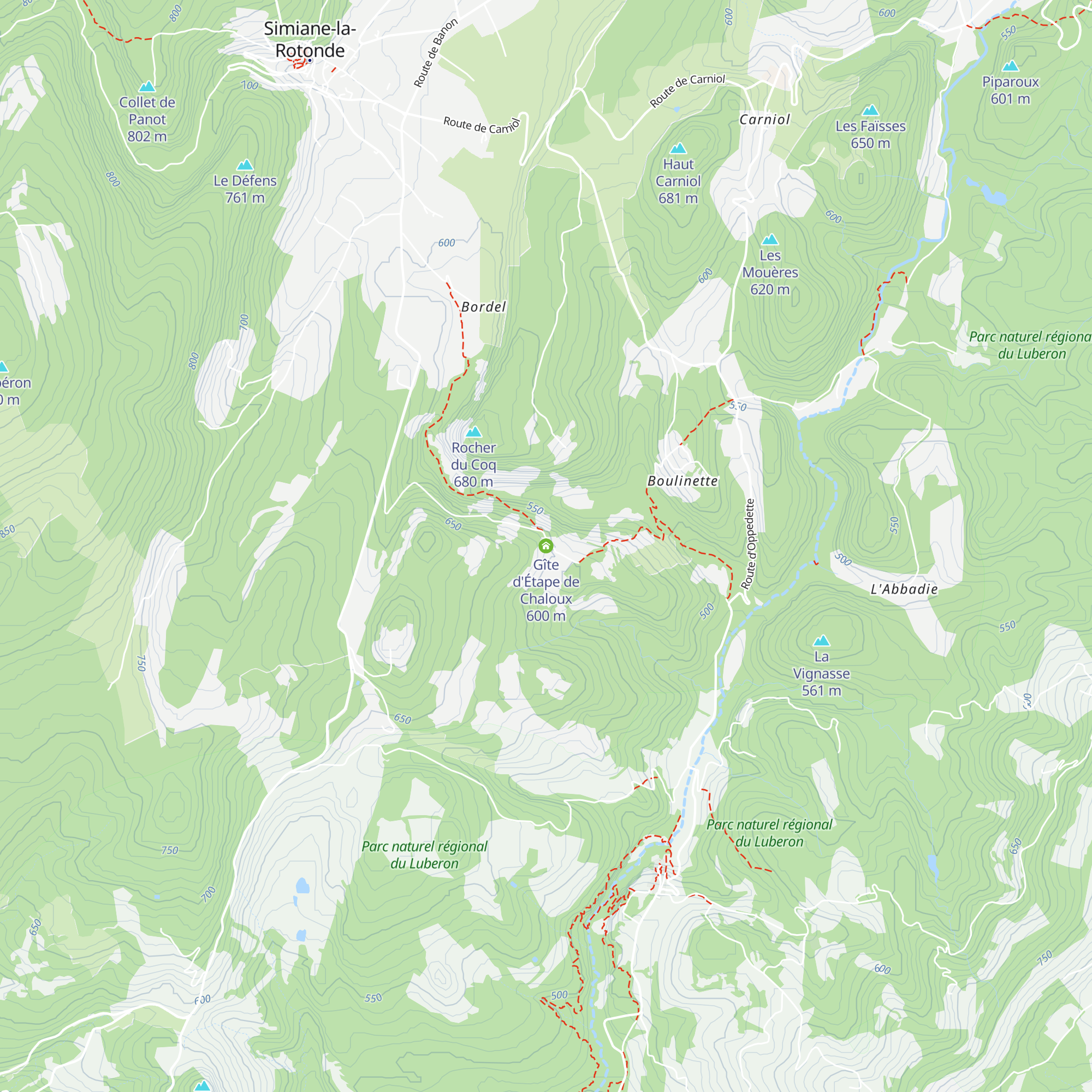 Gîte d'Étape de Chaloux map