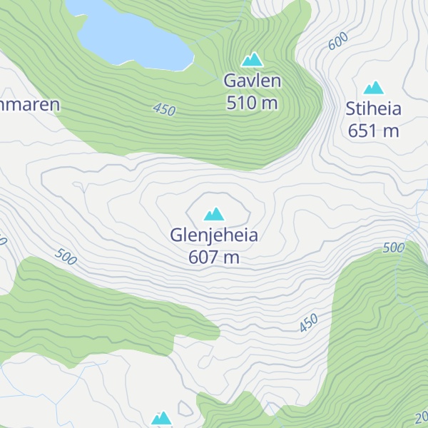 Map of Glenjeheia