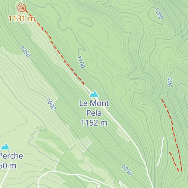 Map of Le Mont Pela