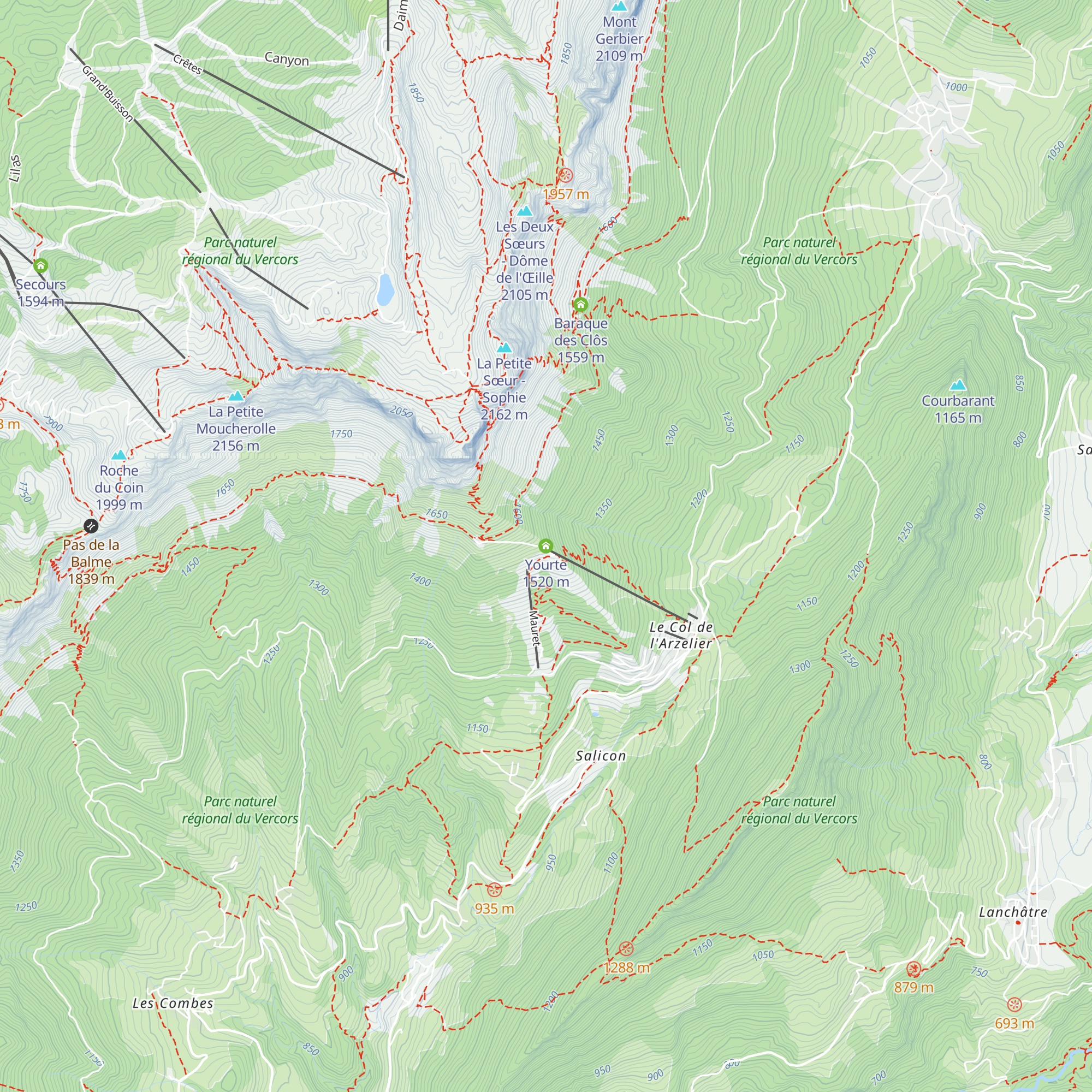 Yourte map