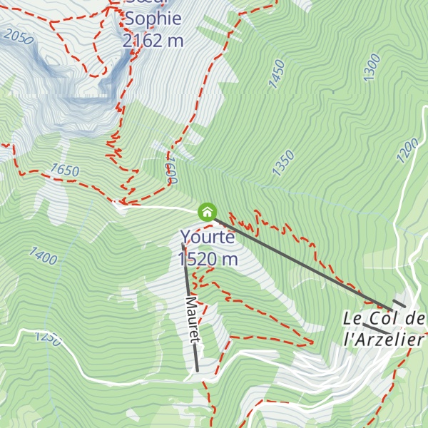 Map of Refuge de la Soldanelle