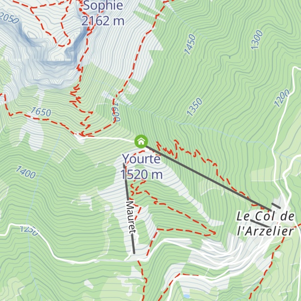 Map of La Soldanelle