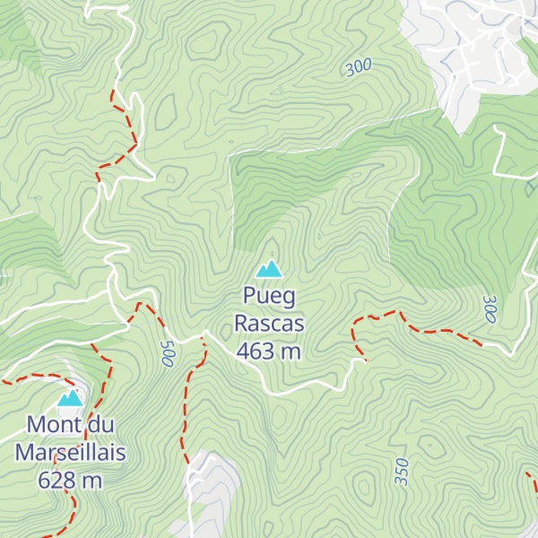 Map of Pueg Rascas