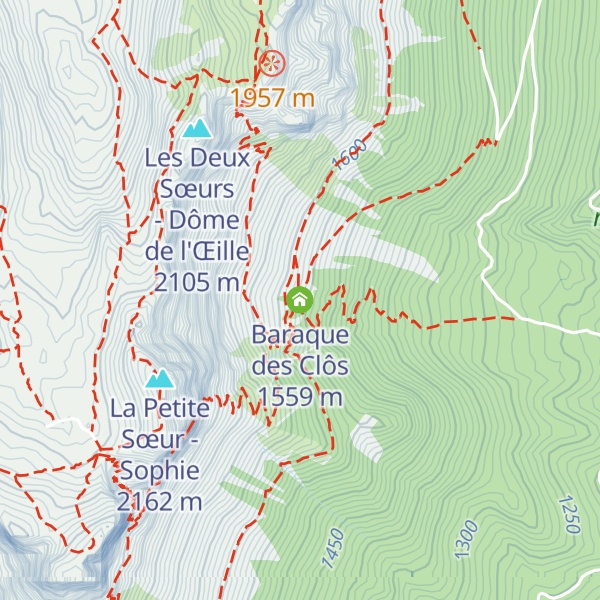 Map of Baraque des Clôs