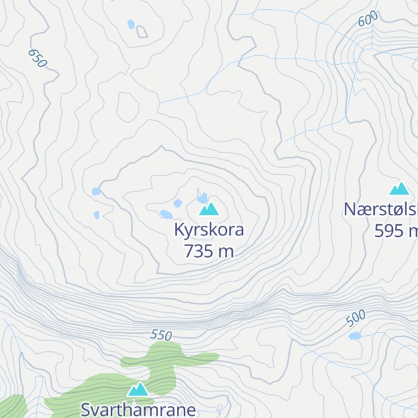 Map of Kyrskora