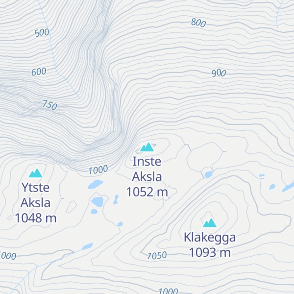 Map of Inste Aksla
