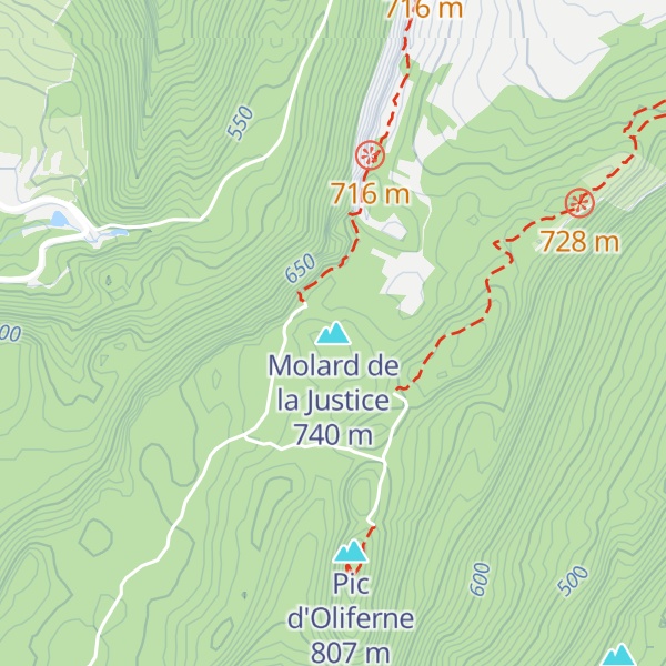 Map of Molard de la Justice