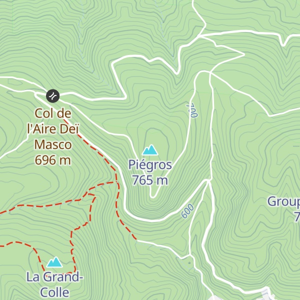 Map of Piégros