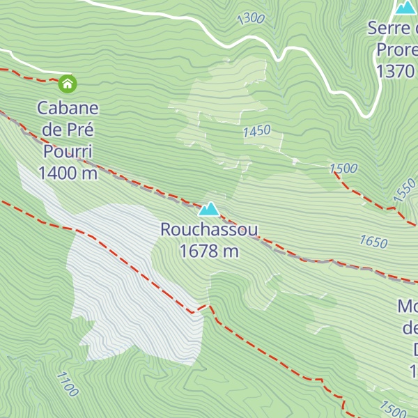 Map of Rouchassou