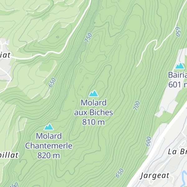 Map of Molard aux Biches