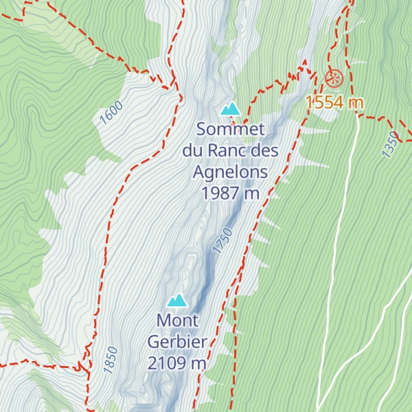 Map of Le Peigne