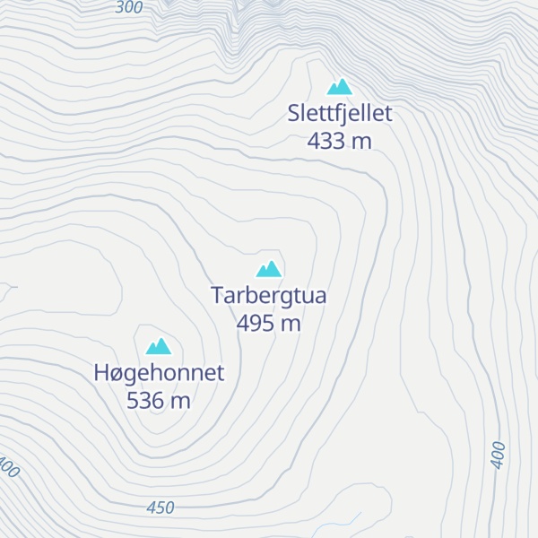 Map of Tarbergtua