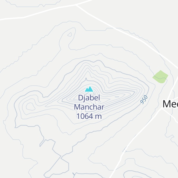 Map of Djabel Manchar