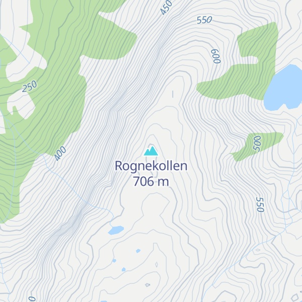 Map of Rognekollen