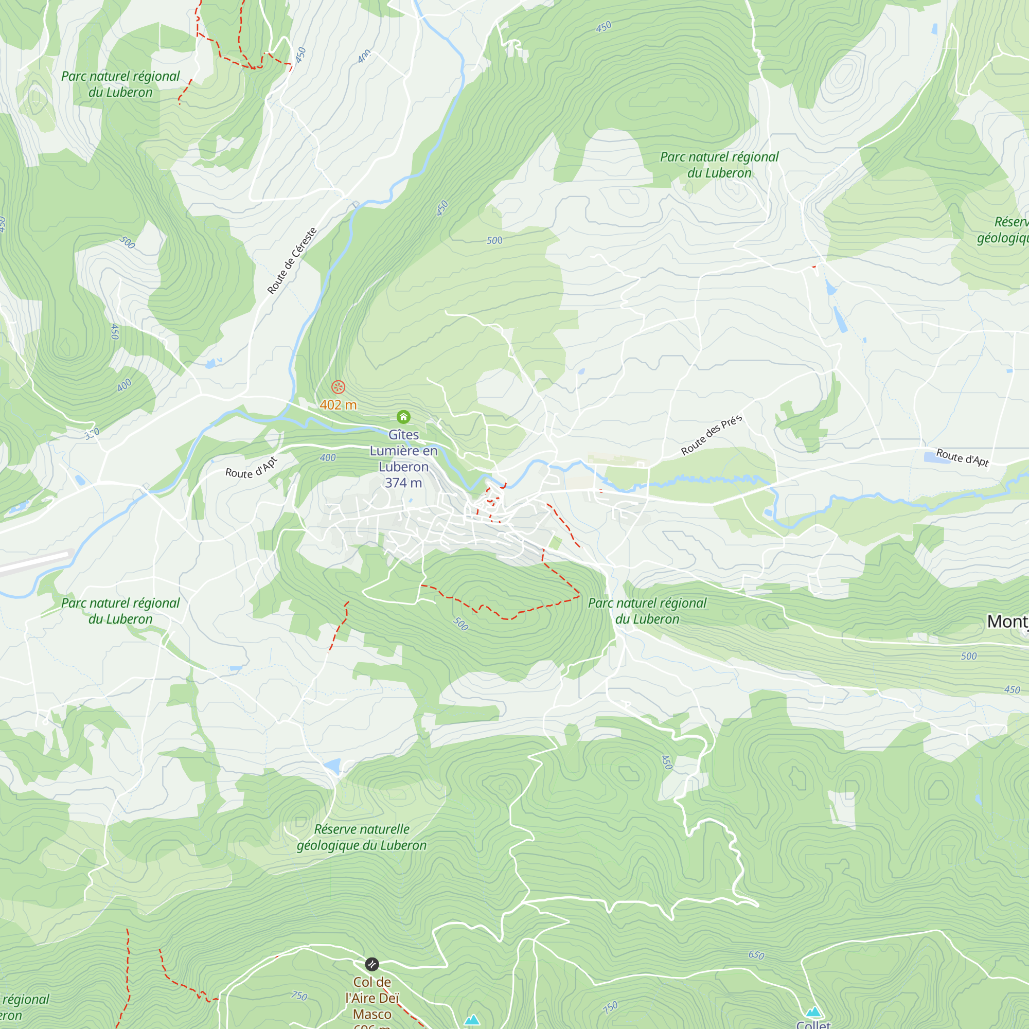 Office Intercommunal Luberon Pays d'Apt map
