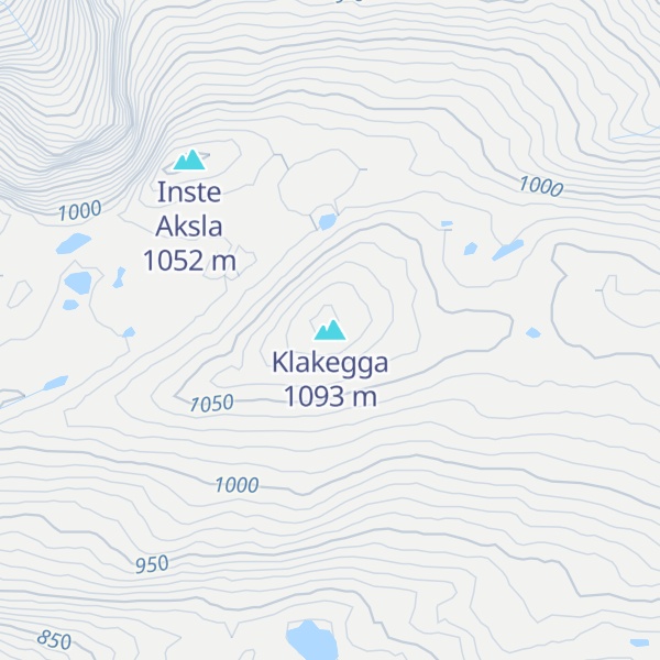 Map of Klakegga