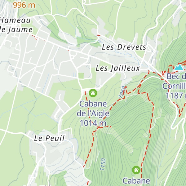 Map of Cabane de l’Aigle