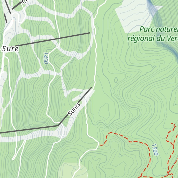 Map of Abri des Egarlettes