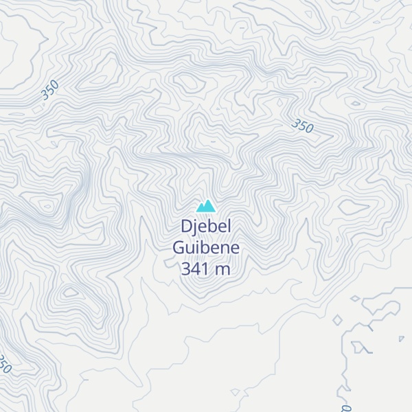 Map of Djebel Guibene
