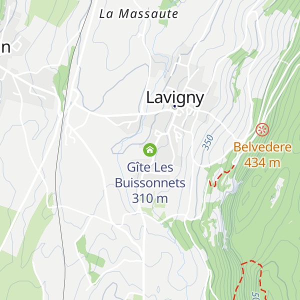 Map of Gîte Les Buissonnets