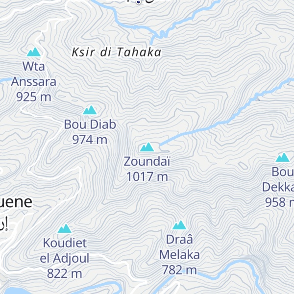 Map of Zoundaï