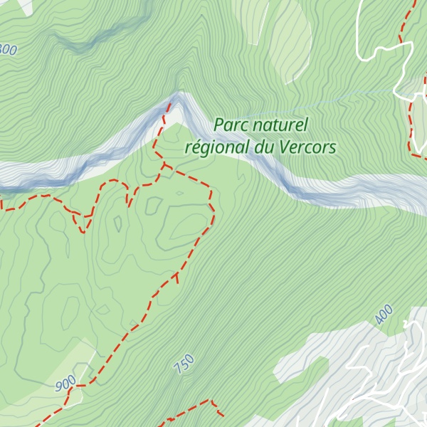 Map of Cabane de Renardière