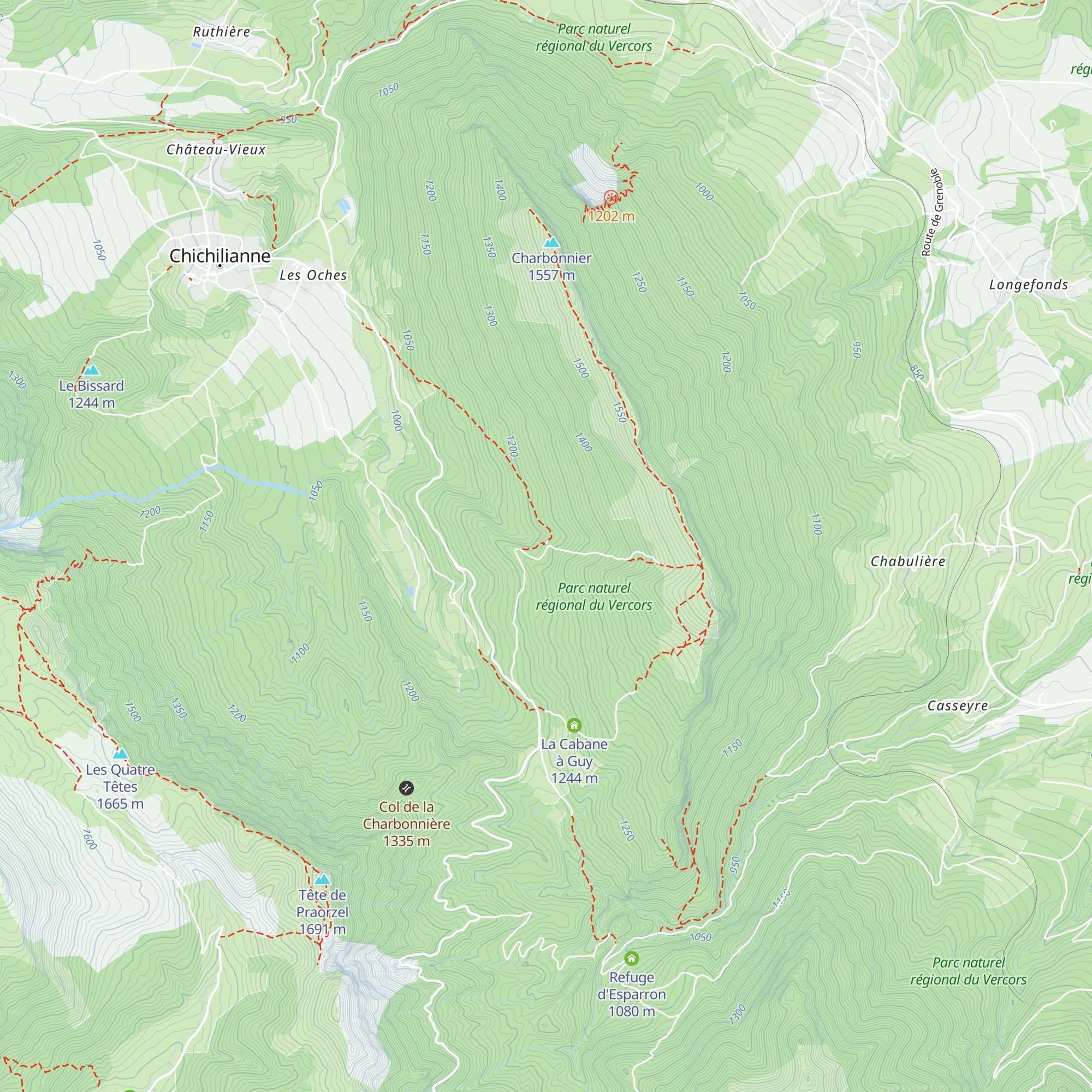 Bergerie des Ayes map