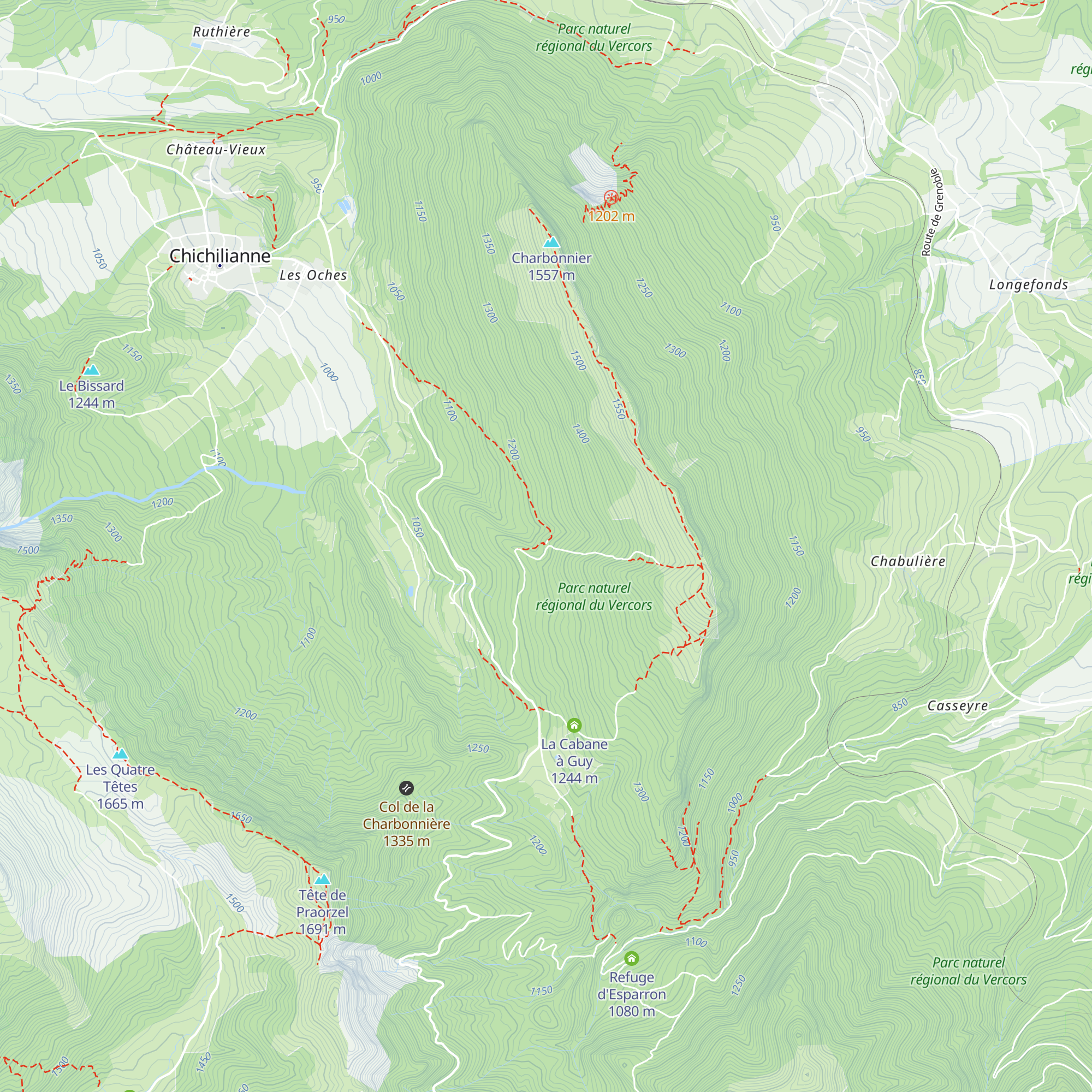 Bergerie des Ayes map