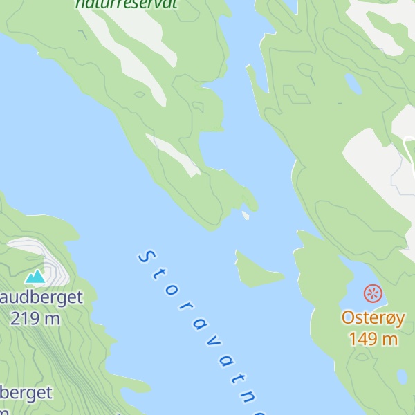 Map of Bukkaberget