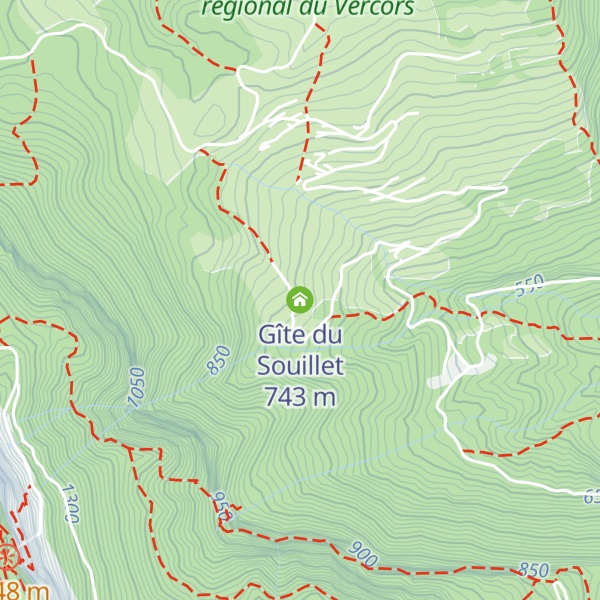 Map of Gîte du Souillet