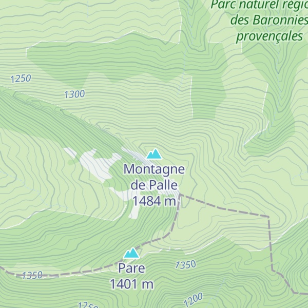 Map of Montagne de Palle
