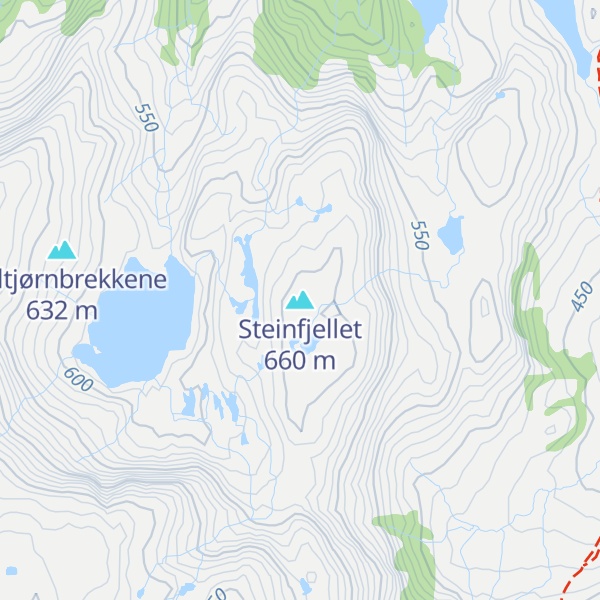 Map of Steinfjellet