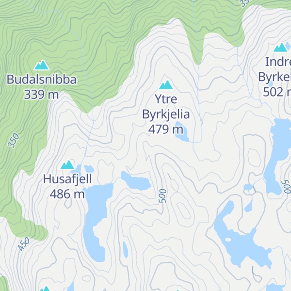 Map of Slåtteskarnuten