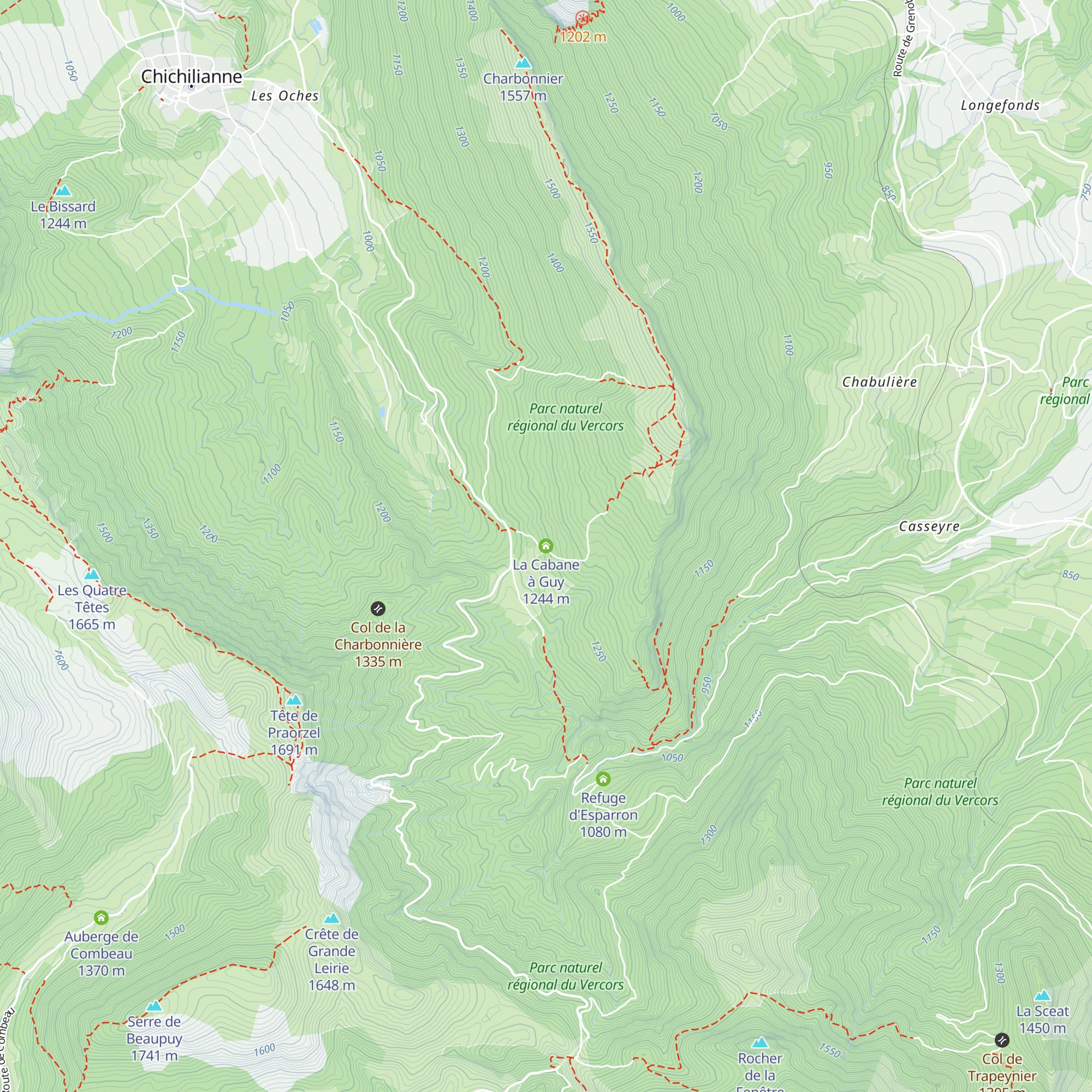La Cabane à Guy map