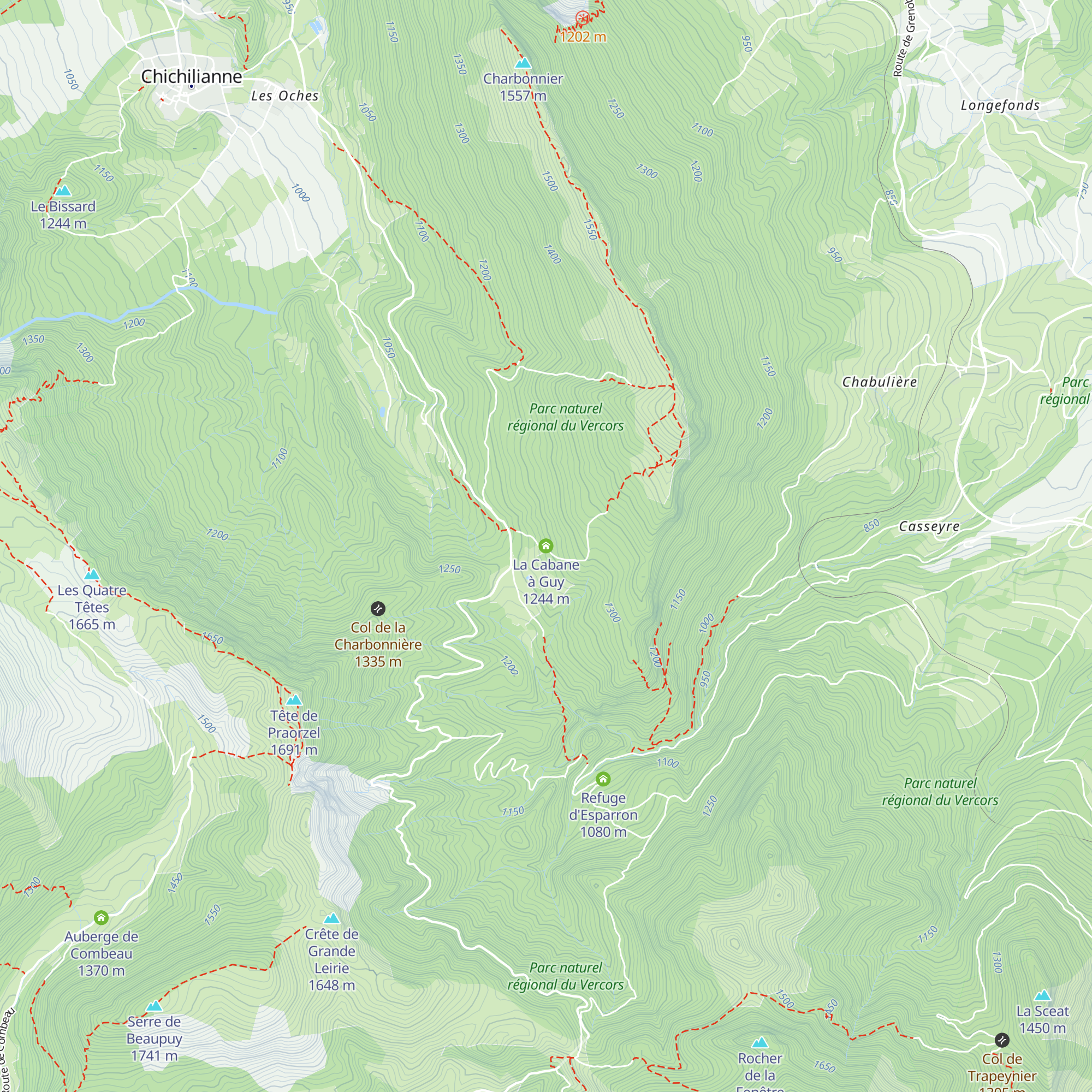 La Cabane à Guy map
