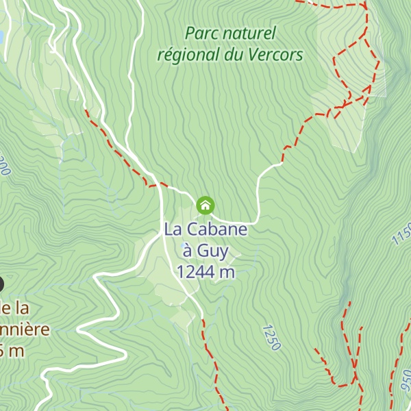 Map of La Cabane à Guy